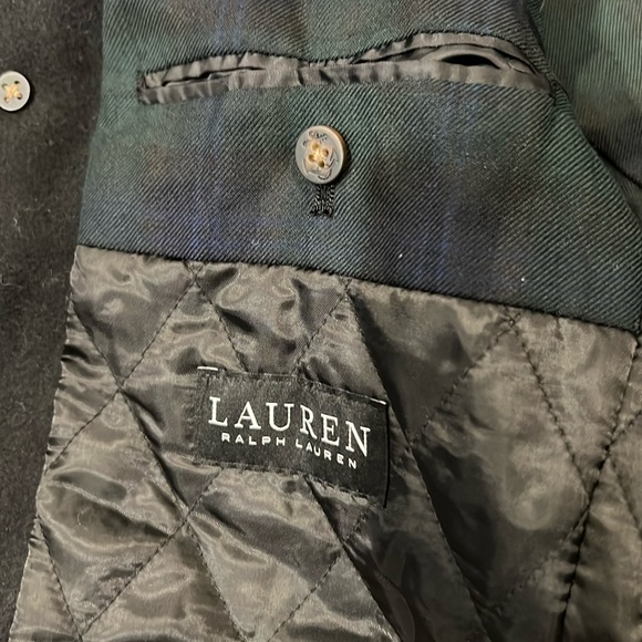 Lauren Ralph Lauren Men's Pea coat Black Wool-Blend Classic Fit 44R - Picture 4 of 8